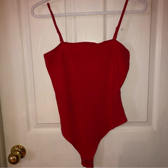 Red body suit, thong style, - Picture 1 of 4